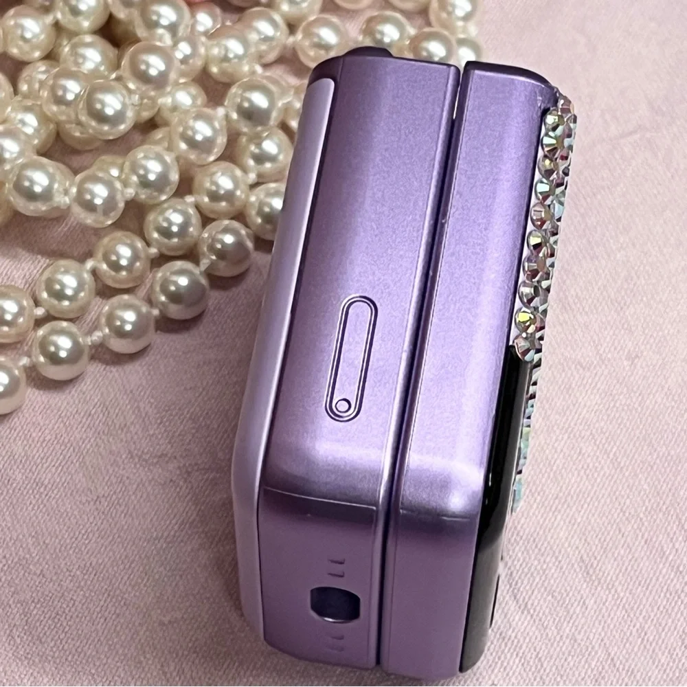 Samsung Galaxy Buds 2/Pro/Live Z Flip 3 Cover Style Case only - Lavender (Bling)